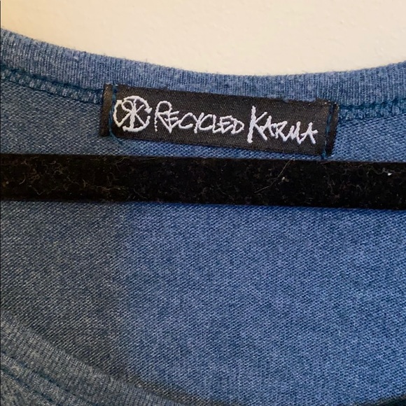 Dark teal curved hem tunic - Picture 2 of 4